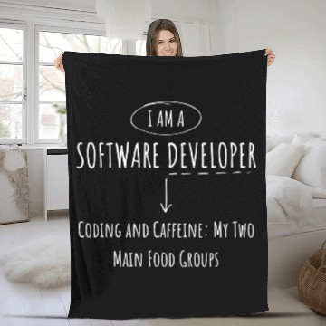 Discover Proud Software Developer Fleece Blankets - Embrace Expertise