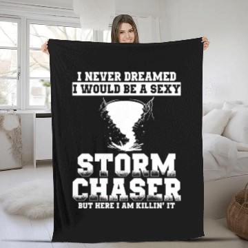 Discover Storm chasers Fleece Blankets