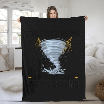 Discover Gift idea for storm chasers | Storm Attendant Fleece Blankets