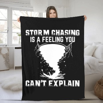 Discover Storm chasers Fleece Blankets