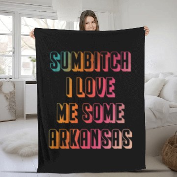 Discover Sumbitch I Love Me Some Albm Fleece Blankets