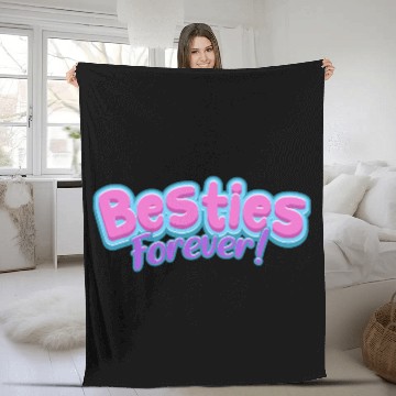 Discover Besties Forever Fleece Blankets