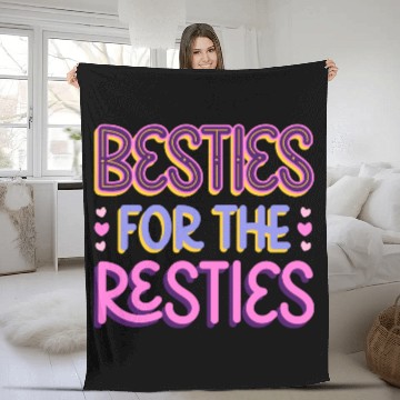 Discover Besties For the Resties Fleece Blankets