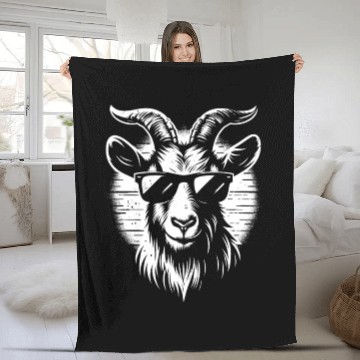Discover Farm Animal Animal Farmer Goat Lover Fleece Blankets
