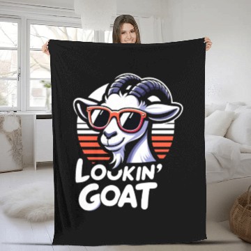 Discover Farm Animal Animal Farmer Goat Lover Fleece Blankets
