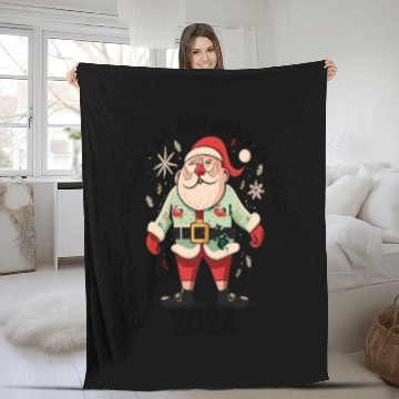 Discover Festive Funnies: Embrace the Cheer with 'Could I B Fleece Blankets