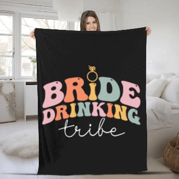 Discover Groovy Bridal Party Bachelorette Party Fleece Blankets