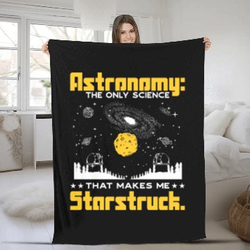 Discover Astronomy: The science that makes me starstruck. Fleece Blankets