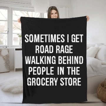 Discover sometimes i get road race walking behind people Fleece Blankets