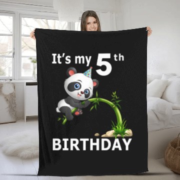 Discover 5 Panda 5Th Py Animal Panda Fleece Blankets