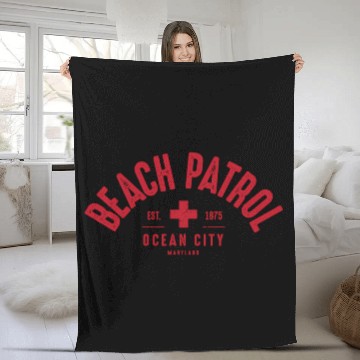 Discover Ocean City Maryland T Oc Md Fleece Blankets