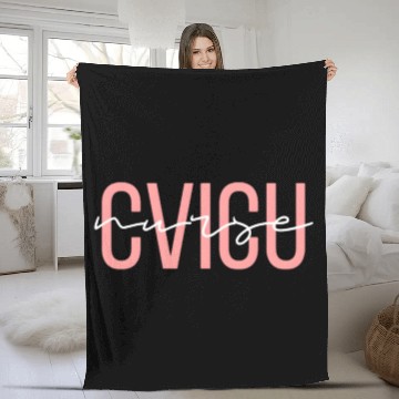 Discover Cvicu Nurse Cardiac Nurse Registered Nurse Fleece Blankets