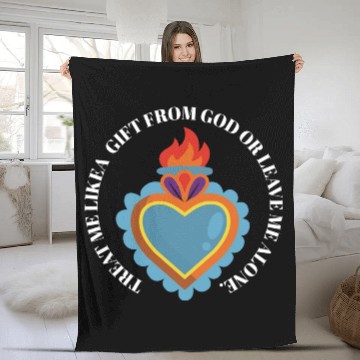 Discover Treat Me Like A Gift From God Religious Team Fleece Blankets