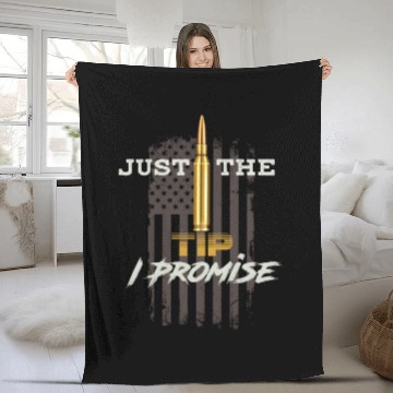 Discover Just The Tip I Promise Fleece Blankets