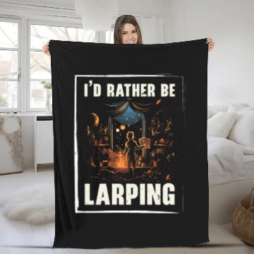 Discover Larping Larp Larper Live Action Role Video Game Fleece Blankets