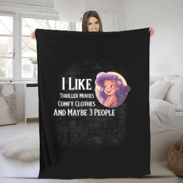 Discover Like Thriller Movies Comfy Clothes &Maybe 3 People Fleece Blankets