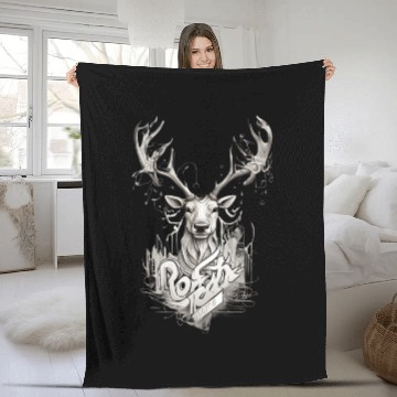 Discover Reindeer Serenity Fleece Blankets