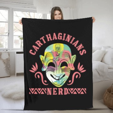 Discover Carthaginians nerd Fleece Blankets