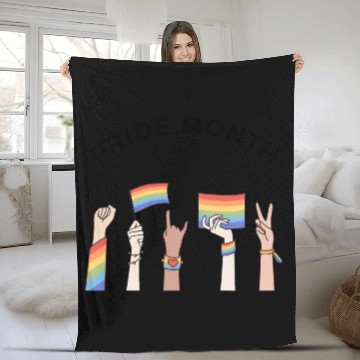 Discover Pride Month Fleece Blankets