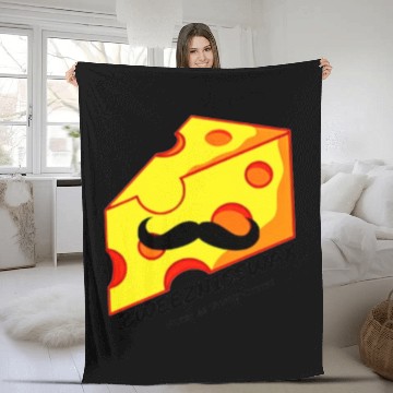 Discover Bweeznisswax Fresh as Stinky Cheese Hat Fleece Blankets