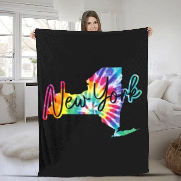 Discover New York City NY NYC Souvenir Gift Fleece Blankets