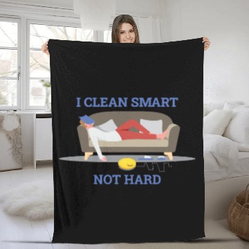 Discover I Clean Smart Robot Vacuum Cleaner Robot Fleece Blankets
