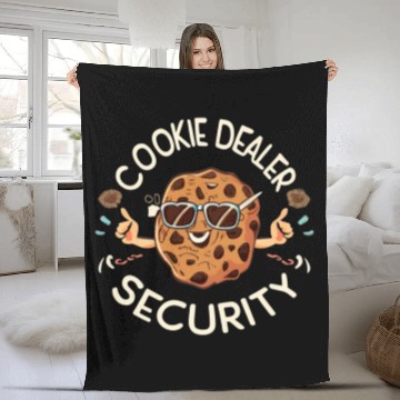 Discover Cookie Dealer Security Fleece Blankets