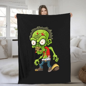 Discover Zombie Fleece Blankets