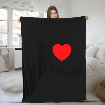 Discover I love my mum Fleece Blankets