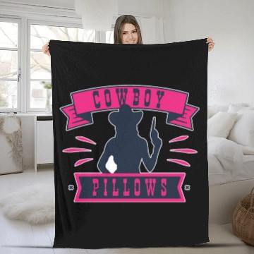 Discover Cowboy Pillows Southern Girl Texas Lady Funny Fleece Blankets