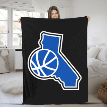 Discover California Basketball Warriors Fleece Blankets