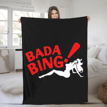 Discover Bada Bing Fleece Blankets