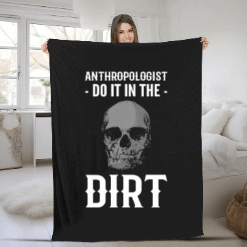 Discover In the Dirt University Professor Gift Fleece Blankets