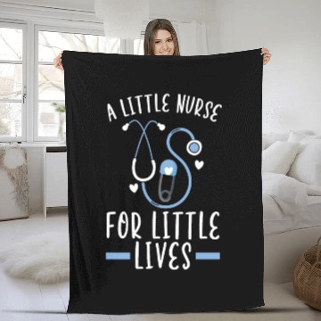 Discover Registered Nurse Medical Medicine Neonatal Nurse Fleece Blankets