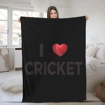 Discover I Love Cricket Fleece Blankets