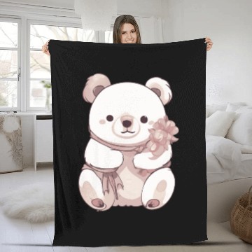 Discover Baby Teddy Bear Fleece Blankets