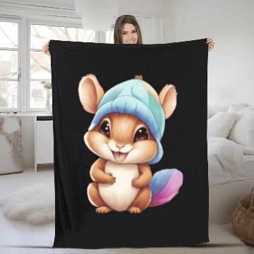 Discover Baby squirrel Fleece Blankets