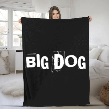 Discover Big Dog 1 Fleece Blankets