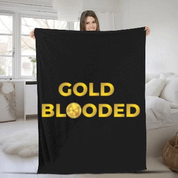 Discover Gold blooded Fleece Blankets