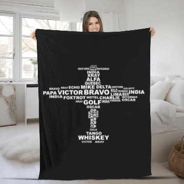 Discover Cessna Airplane Alphabet Fleece Blankets