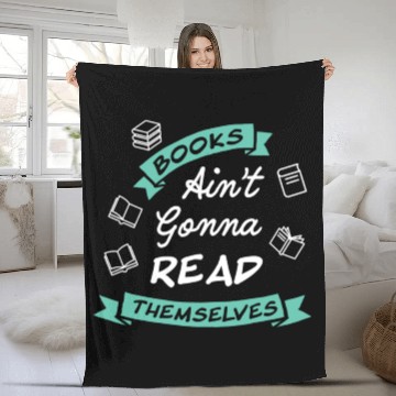 Discover Funny Reading Teacher Bookworm Fleece Blankets