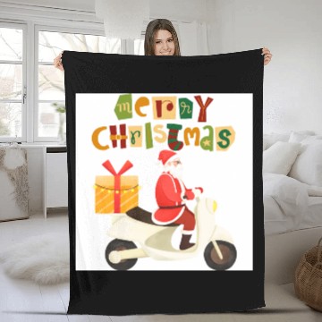 Discover merry christmas Fleece Blankets