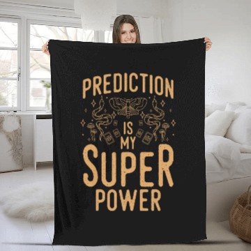 Discover Crystal Ball Fate Astronomer Signs Fleece Blankets