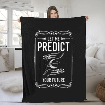 Discover Psychic Future Magic Zodiac Signs Fleece Blankets
