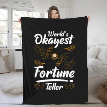 Discover Psychic Predictions Planets Stars Fleece Blankets