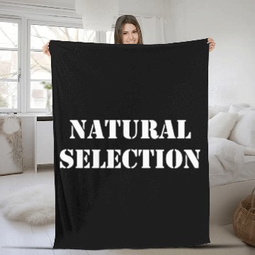 Discover Natural Selection Fleece Blankets