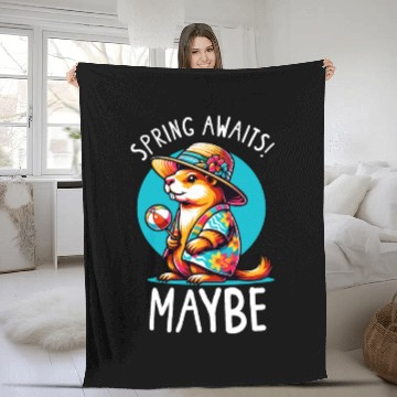 Discover Groundhog Day 2024 Enthusiast February 2nd Fleece Blankets