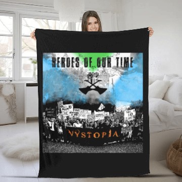Discover Heroes of our time Fleece Blankets