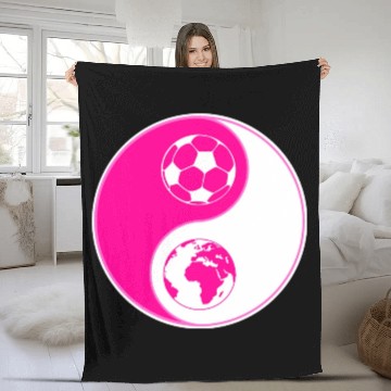 Discover soulofsoccer joyful balance Fleece Blankets
