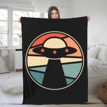 Discover Alien Extraterrestrial Fleece Blankets